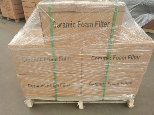 Durable Sicilian Ceramics Foam Filter For Casting Porous Foam Ceramic Foundry Filters