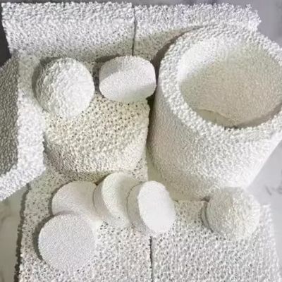 Customized Designs Alumina Foam Ceramic Filter Plate Casting Ceramic Foam Filter Block