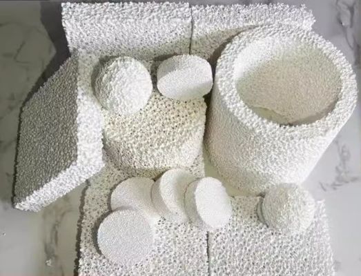 Thermal Conductivity Ceramic Foam Filter Porous Foam Ceramic ISO9001 Certified