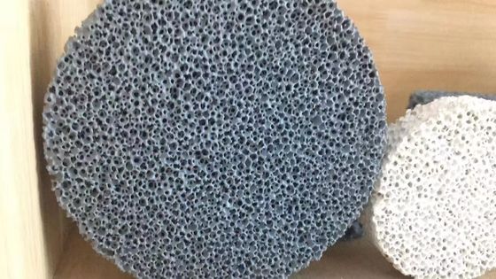 Thermal Conductivity Ceramic Foam Filter Porous Foam Ceramic ISO9001 Certified