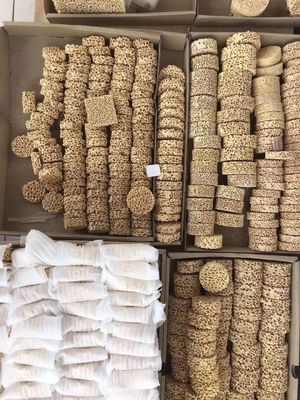 60 Customized Shape Ppi Zirconia Punching Ceramic Foam Filter Ceramic Plates