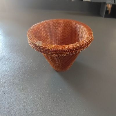 0.2KG 1-1.5mm Filter Disc For Refractory Fibre Filter Mesh Steel Mesh Cap
