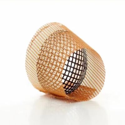 Customize Width High Filter Rating Aluminum Mesh Steel Filter Cap  Fiberglass