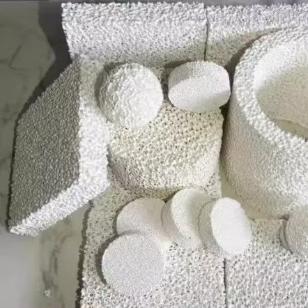 Alumina Ceramic Foam Filter Honeycomb for Foundry Processing Service Punching