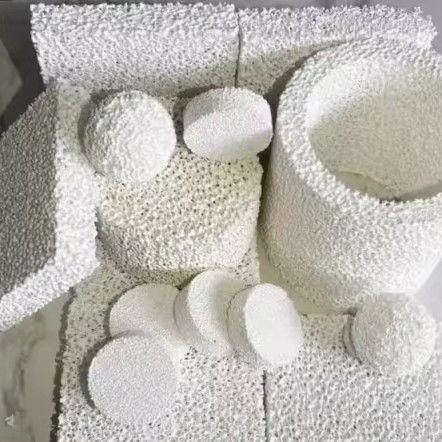 Alumina Ceramic Foam Filter Plate with Gasket Tolerance 0.01mm Processing Service Cutting