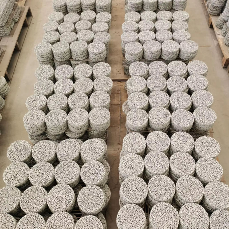PLP Ceramic Foam Filter With 10 ppi to 80 ppi Porous Foam Ceramic with Alumina Ceramic